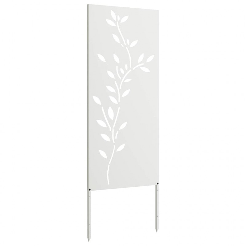 Ekran zapewniający prywatność w ogrodzie Biały 50 x 140 cm