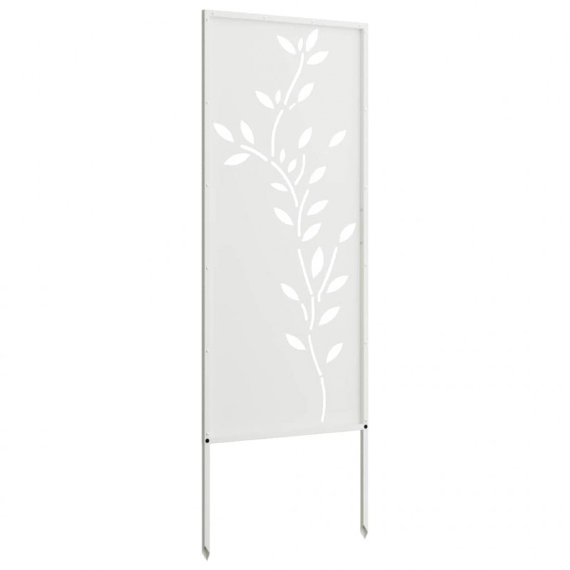 Ekran zapewniający prywatność w ogrodzie Biały 50 x 140 cm
