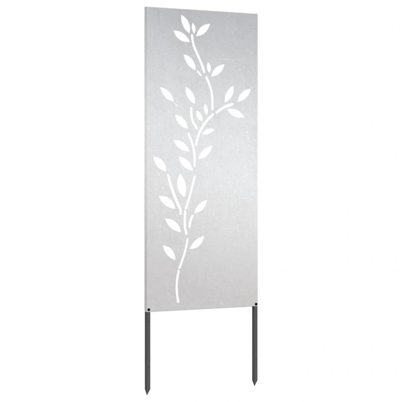 Ekran zapewniający prywatność w ogrodzie Srebrny 50 x 140 cm