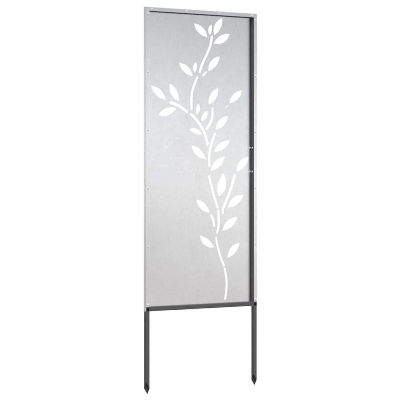 Ekran zapewniający prywatność w ogrodzie Srebrny 50 x 140 cm