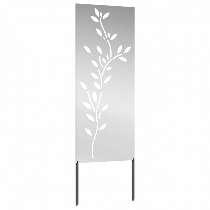 Ekran zapewniający prywatność w ogrodzie Srebrny 50 x 140 cm