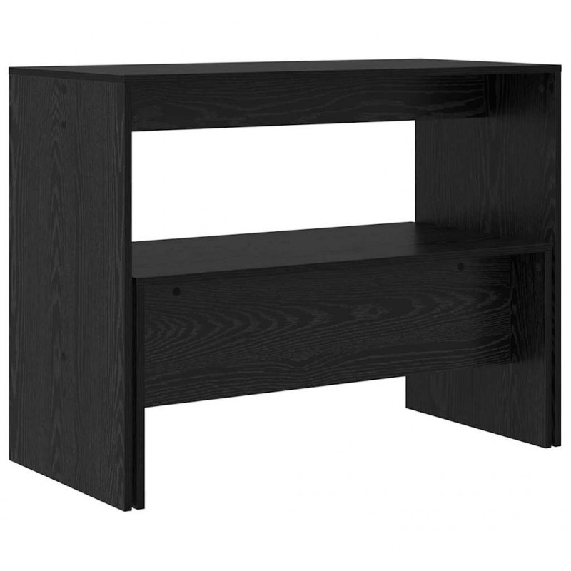 Zestaw do jadalni 2 pcs Czarny dąb Materiał drewnopochodny
