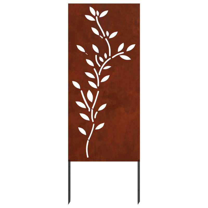 Ekran zapewniający prywatność w ogrodzie Rdzawy 50 x 140 cm