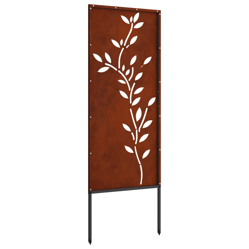 Ekran zapewniający prywatność w ogrodzie Rdzawy 50 x 140 cm
