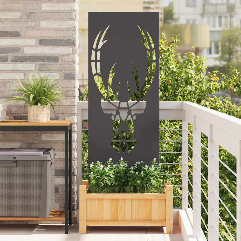 Ekran zapewniający prywatność w ogrodzie Czarny 50 x 140 cm