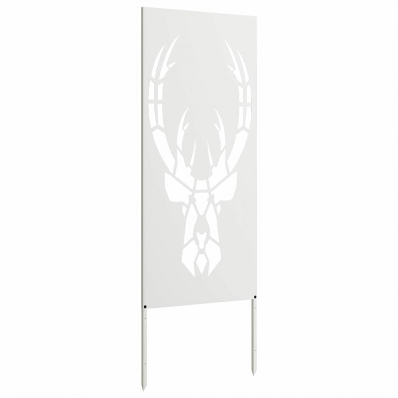 Ekran zapewniający prywatność w ogrodzie Biały 50 x 140 cm