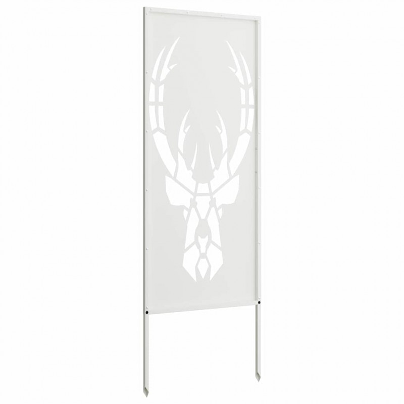 Ekran zapewniający prywatność w ogrodzie Biały 50 x 140 cm