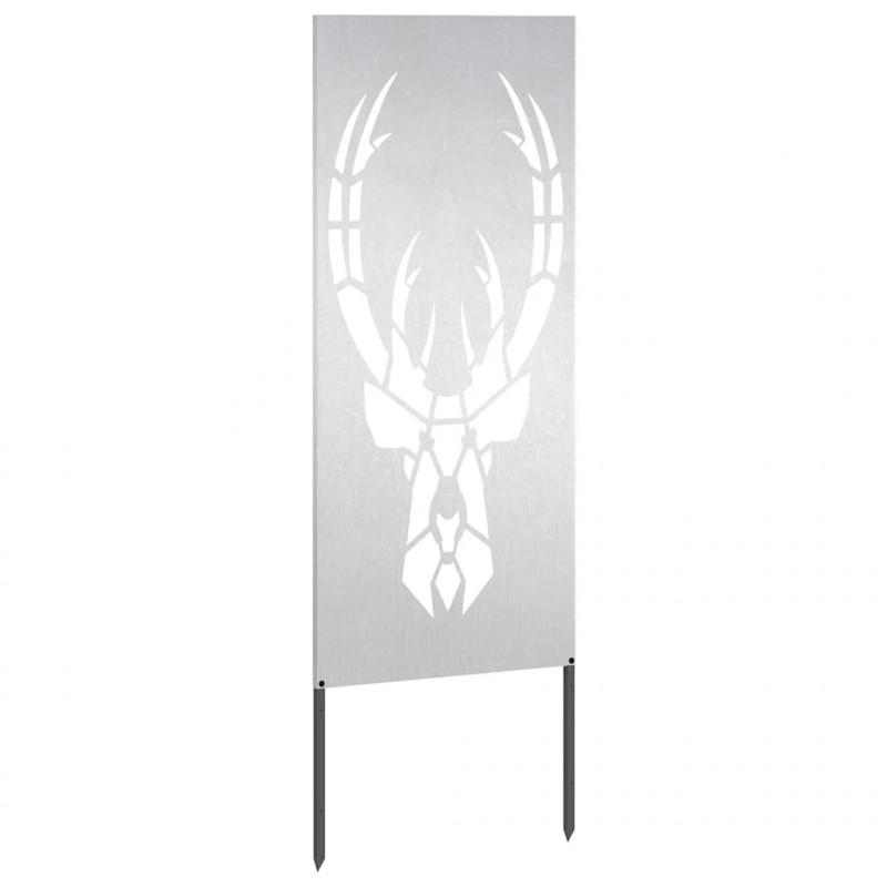 Ekran zapewniający prywatność w ogrodzie Srebrny 50 x 140 cm