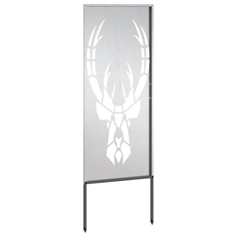 Ekran zapewniający prywatność w ogrodzie Srebrny 50 x 140 cm