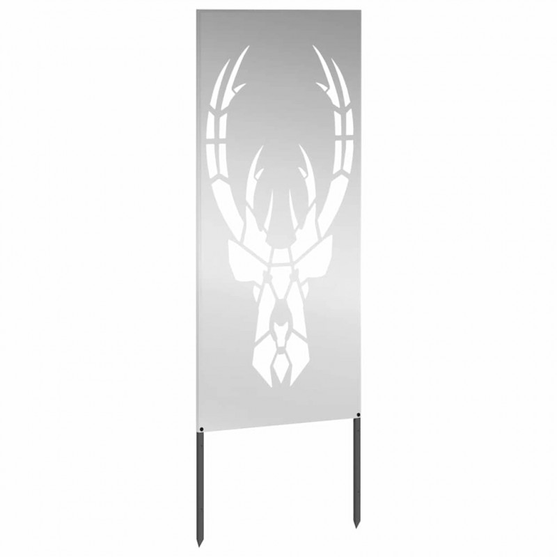 Ekran zapewniający prywatność w ogrodzie Srebrny 50 x 140 cm