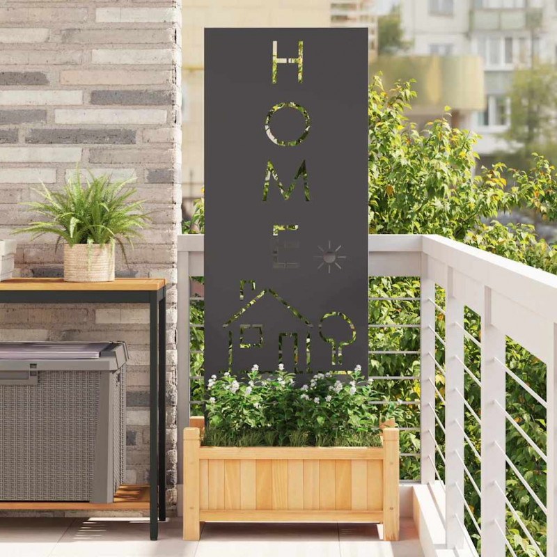 Ekran zapewniający prywatność w ogrodzie Czarny 50 x 140 cm