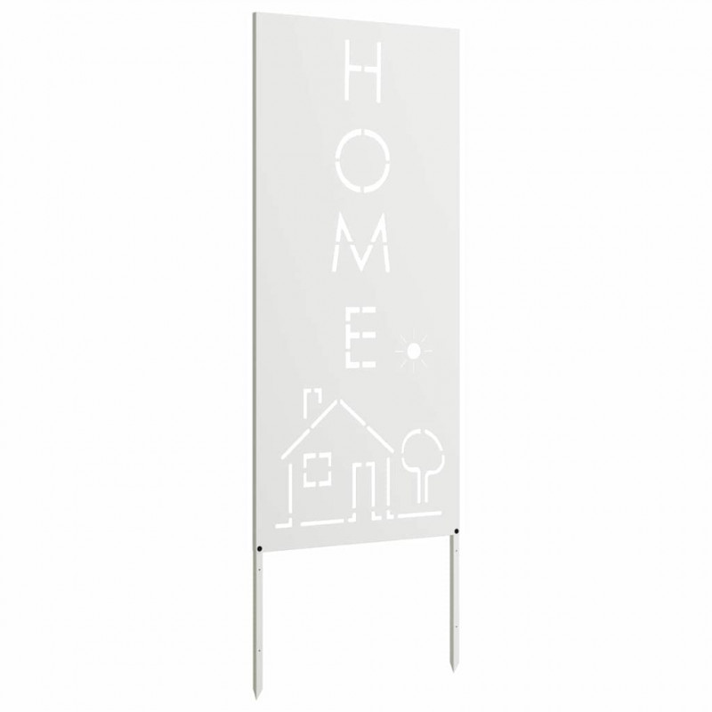 Ekran zapewniający prywatność w ogrodzie Biały 50 x 140 cm