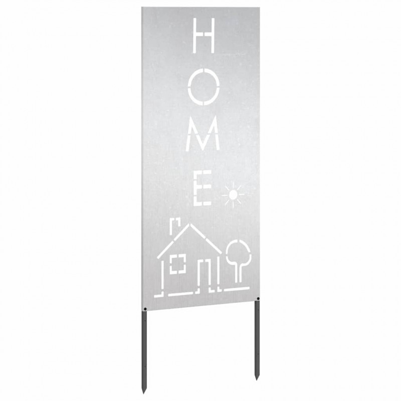 Ekran zapewniający prywatność w ogrodzie Srebrny 50 x 140 cm