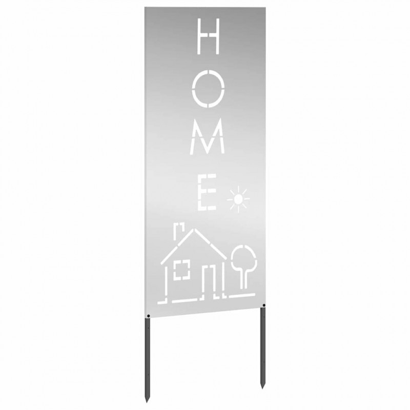Ekran zapewniający prywatność w ogrodzie Srebrny 50 x 140 cm