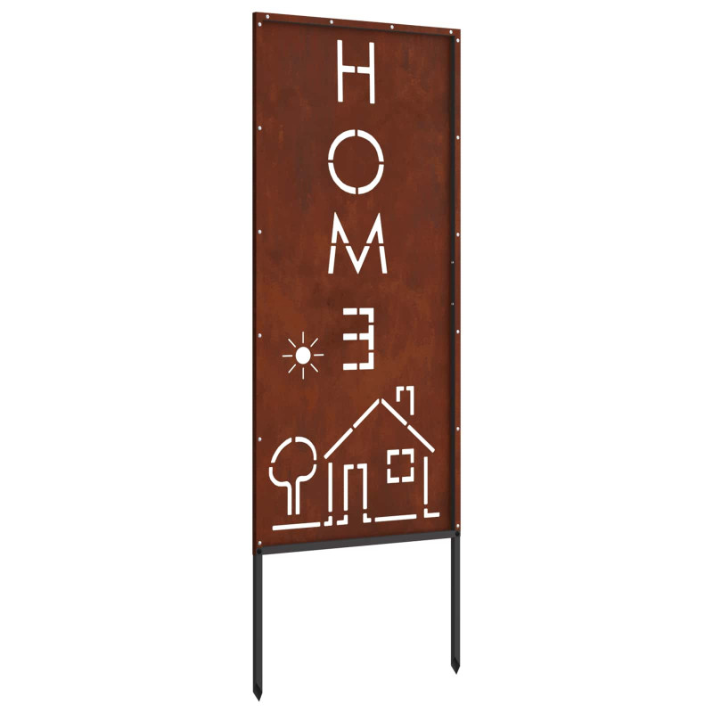 Ekran zapewniający prywatność w ogrodzie Rdzawy 50 x 140 cm