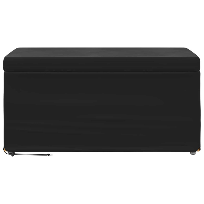 Halka Czarny 81 x 41 x 40 cm Welur i drewno inżynieryjne