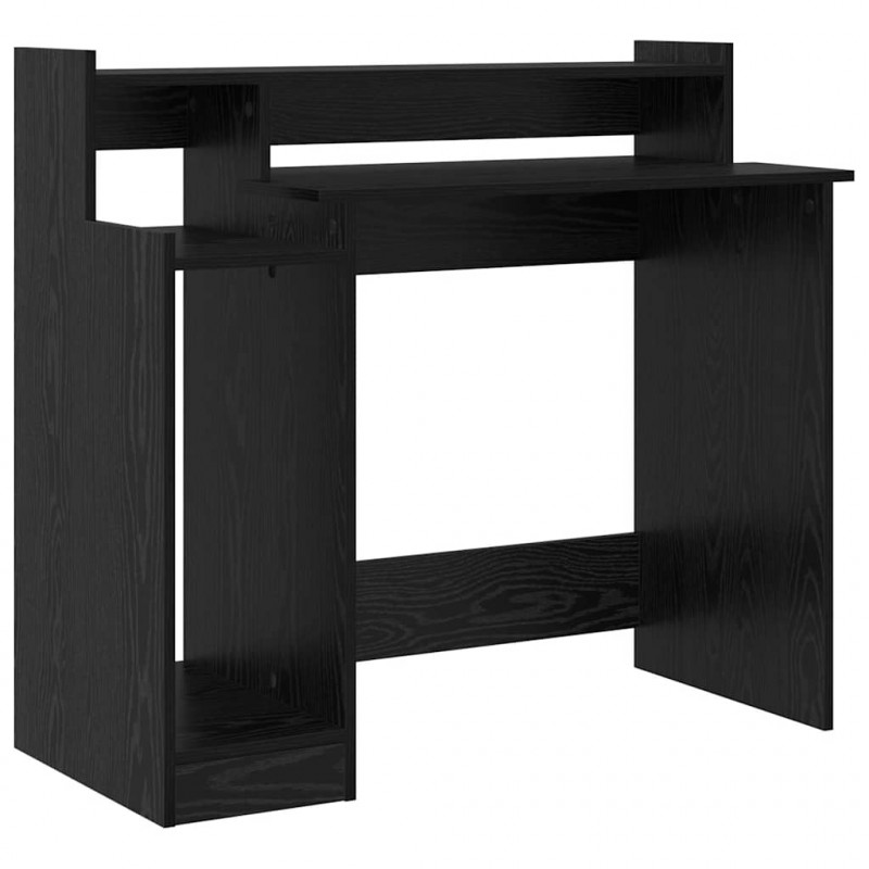 Biurko Czarny Dąb 97 x 45 x 90 cm Materiał drewnopochodny