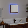 Lustro łazienkowe LED Z lustrem Stare drewno 40 x 37 x 8.5 cm