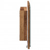 Lustro łazienkowe LED Z lustrem Stare drewno 40 x 37 x 8.5 cm