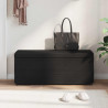 Halka Czarny 101 x 41 x 40 cm Tkanina i drewno inżynieryjne