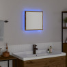 Lustro łazienkowe LED Dąb rzemieślniczy 40 x 37 x 8.5 cm