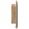 Lustro łazienkowe LED Dąb rzemieślniczy 40 x 37 x 8.5 cm