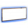 Lustro Stare drewno 90 x 8,5 x 37 cm Materiał drewnopochodny