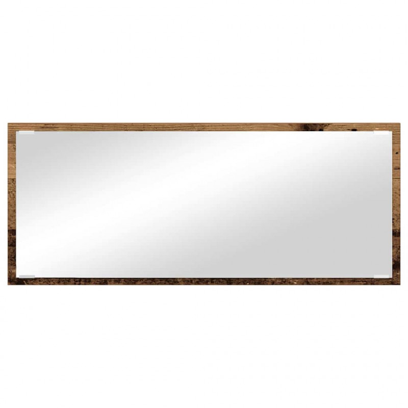 Lustro Stare drewno 90 x 8,5 x 37 cm Materiał drewnopochodny
