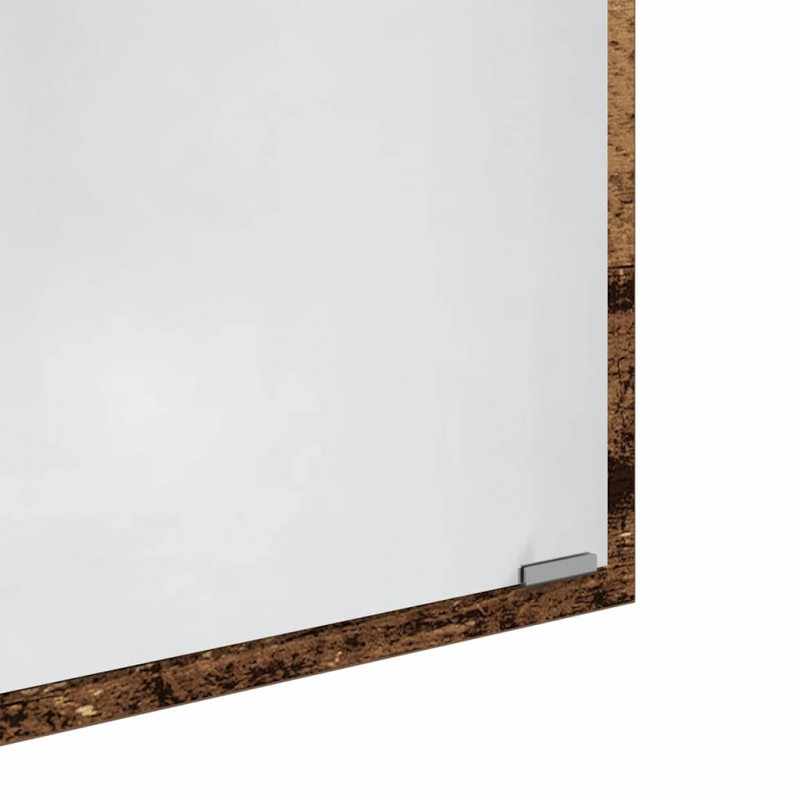 Lustro Stare drewno 90 x 8,5 x 37 cm Materiał drewnopochodny