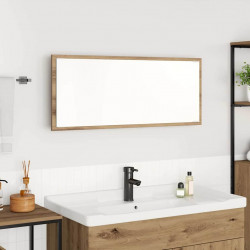 Lustro Ze LED Lights Dąb rzemieślniczy 90 x 8,5 x 37 cm