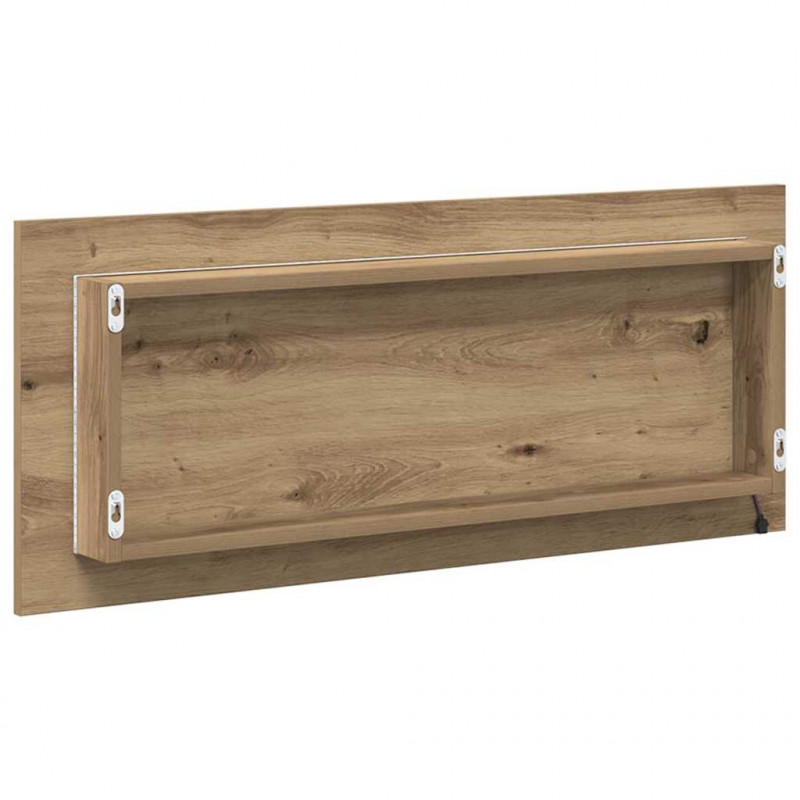 Lustro Ze LED Lights Dąb rzemieślniczy 90 x 8,5 x 37 cm