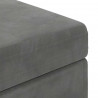 Halka Ciemnoszary 101 x 41 x 40 cm Welur i drewno inżynieryjne