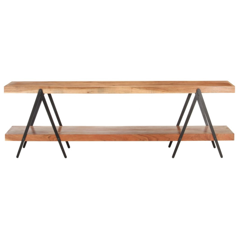 Szafka pod TV, 160 x 40 x 50 cm, lite drewno akacjowe