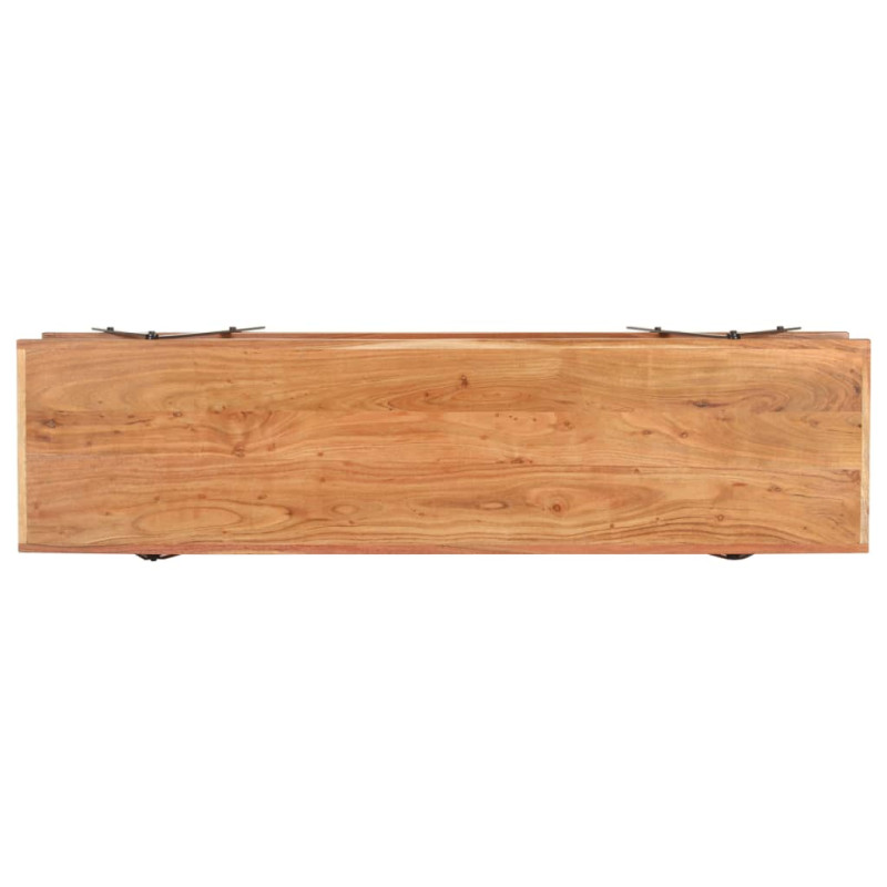 Szafka pod TV, 160 x 40 x 50 cm, lite drewno akacjowe