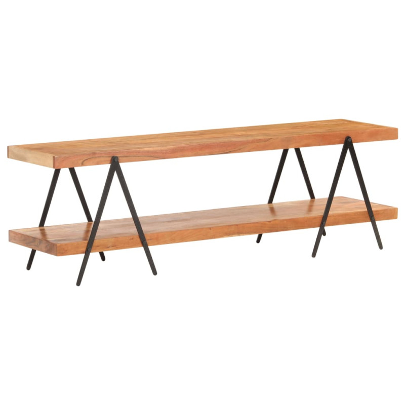 Szafka pod TV, 160 x 40 x 50 cm, lite drewno akacjowe