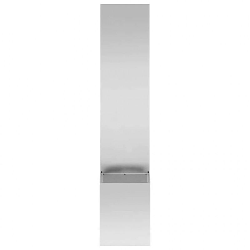 Ekran zapewniający prywatność w ogrodzie Srebrny 32 x 140 cm