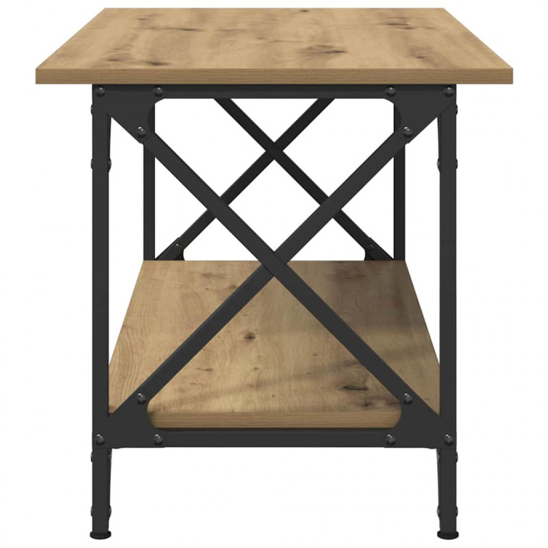 Stolik kawowy dąb artisan 80 x 45 x 45.5 cm