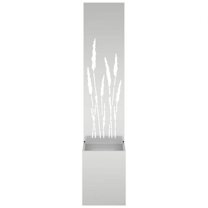 Ekran zapewniający prywatność w ogrodzie Srebrny 32 x 140 cm