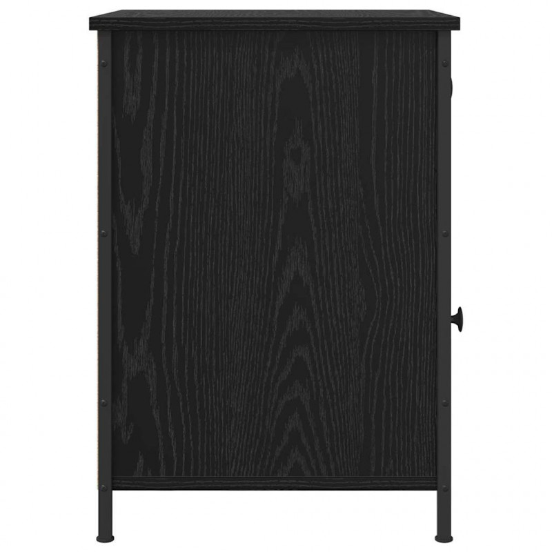 Szafka Nocna z szufladą 2 pcs Czarny Dąb 40 x 42 x 60 cm