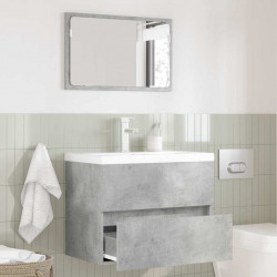 Zestaw mebli łazienkowych Betonowy szary 60 x 38,3 x 45 cm