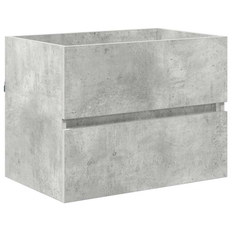 Zestaw mebli łazienkowych Betonowy szary 60 x 38,3 x 45 cm