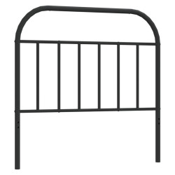 Metalowe wezgłowie, czarne, 100 cm