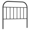 Metalowe wezgłowie, czarne, 100 cm