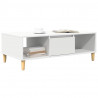 Stolik kawowy Biały 102 x 55 x 35 cm Materiał drewnopochodny