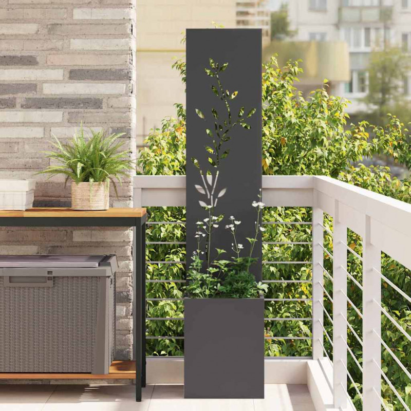 Ekran zapewniający prywatność w ogrodzie Kwiatowy Czarny