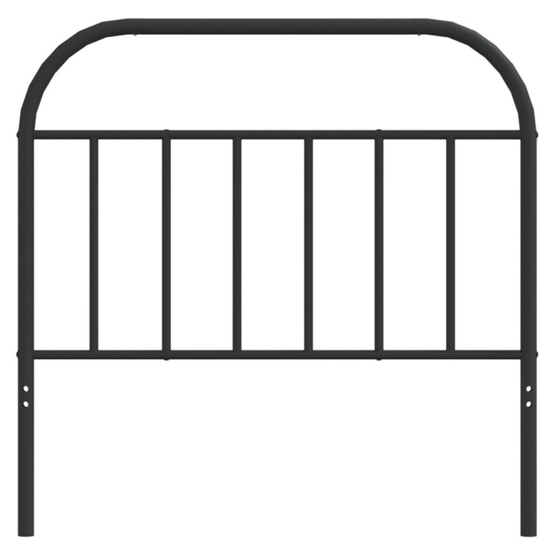 Metalowe wezgłowie, czarne, 100 cm