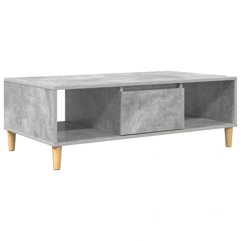 Stolik kawowy Betonowy szary 102 x 55 x 35 cm