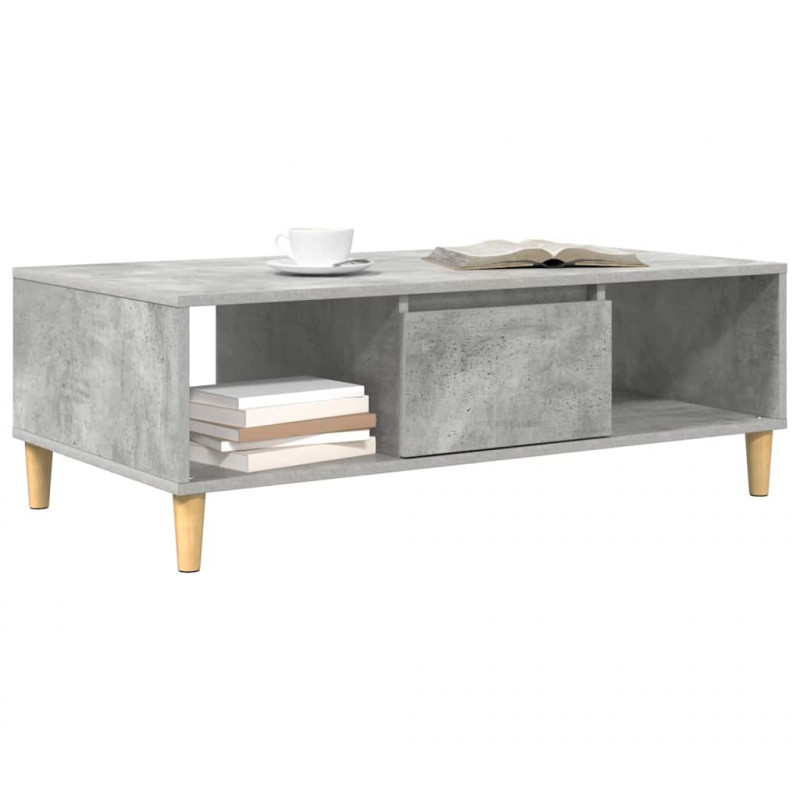 Stolik kawowy Betonowy szary 102 x 55 x 35 cm
