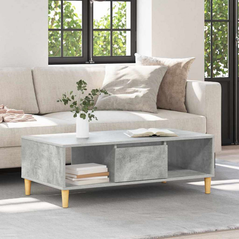 Stolik kawowy Betonowy szary 102 x 55 x 35 cm