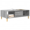 Stolik kawowy Szary Sonoma 102 x 55 x 35 cm